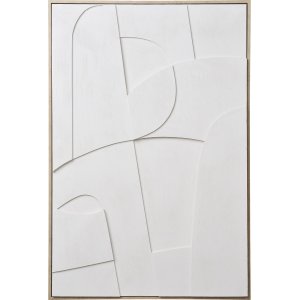 Madeline väggrelief 2 – Vit