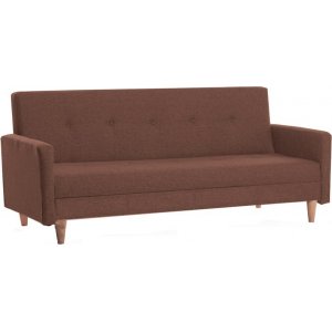 Hiko 3-sits bäddsoffa Brun