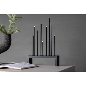 Vallåsen ljusstake – Svart
