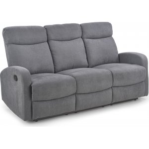 Anslo 3-sits reclinersoffa – Grå