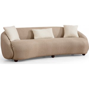 Napoli 3-sits soffa – Cappuccino