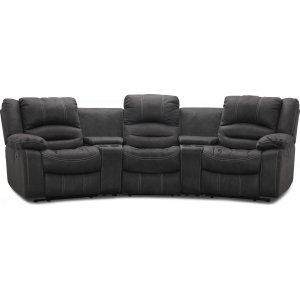 Kensington manuell 3-sits soffa – Grå