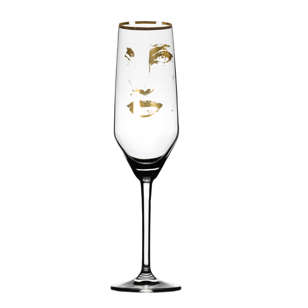 Carolina Gynning – Champagneglas Piece of Me Gold 30 cl