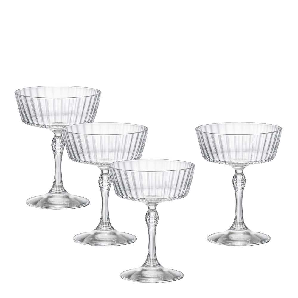 Modern House – America Champagneglas 27,5 cl 4-pack Klar