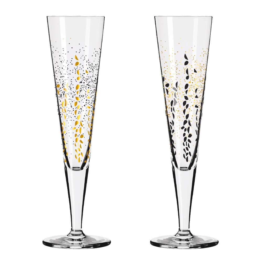 Ritzenhoff – Goldnacht Champagneglas Romi 2-pack Guld