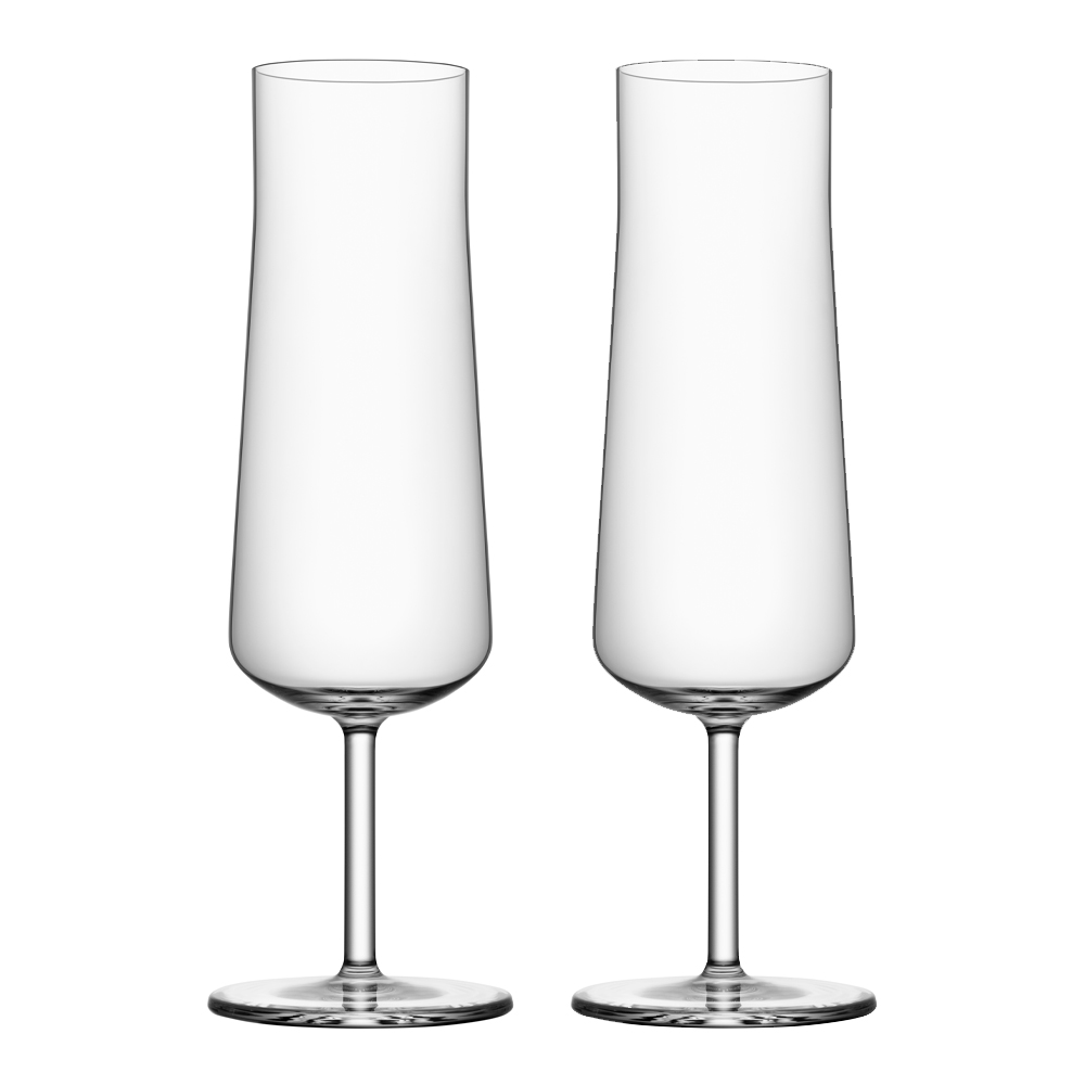Orrefors – Informal Champagneglas 22 cl 2-pack