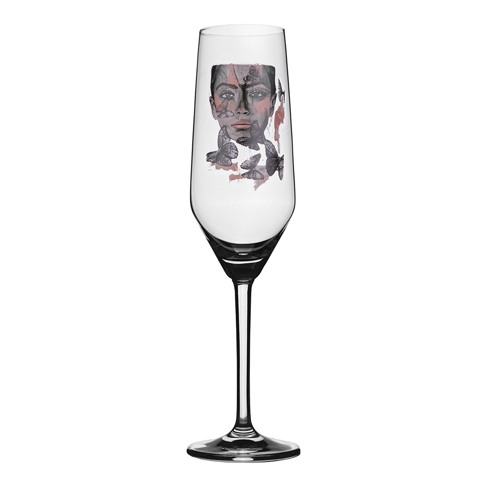 Carolina Gynning – Champagneglas Butterfly Queen 30 cl