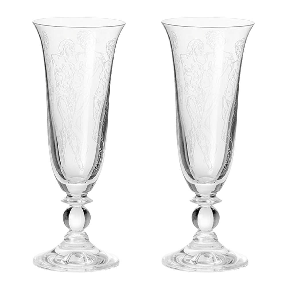 Frederik Bagger – People Flûte Champagneglas 15 cl 2-pack