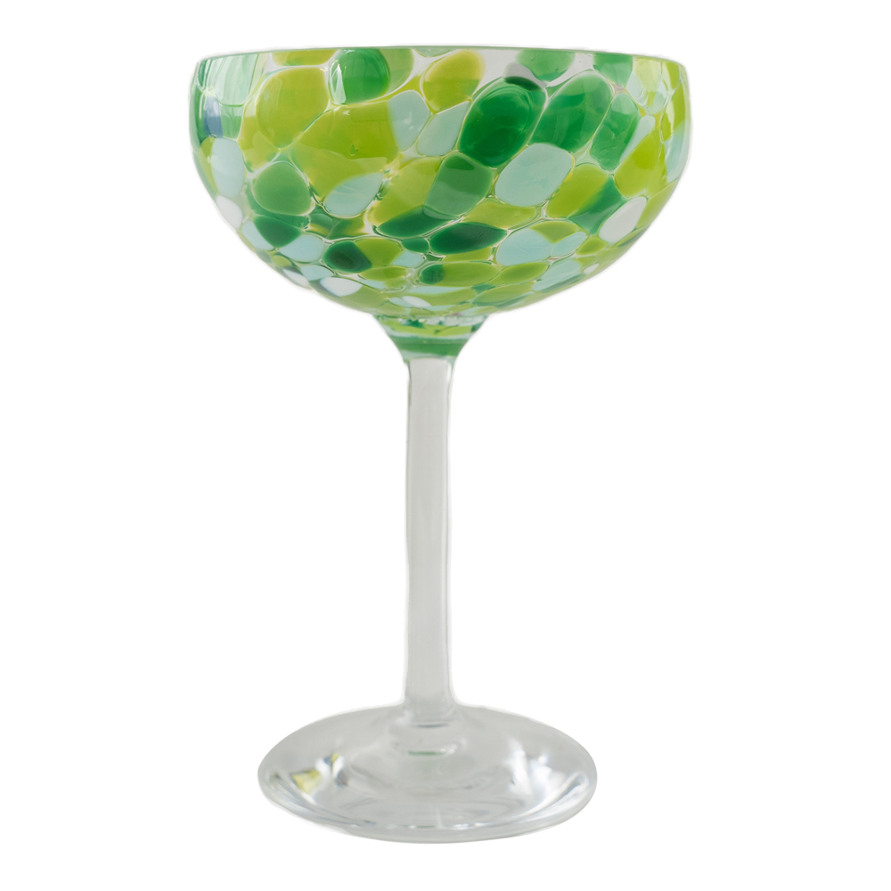 Magnor – Swirl Champagneglas 22 cl Grön