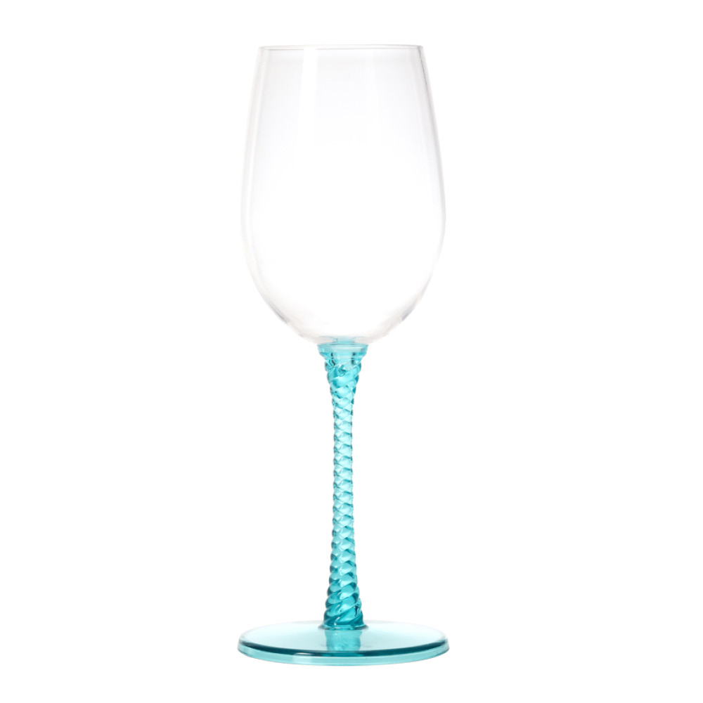 Stiernholm – Eden Vinglas 38 cl Blå Spiral/Turkos