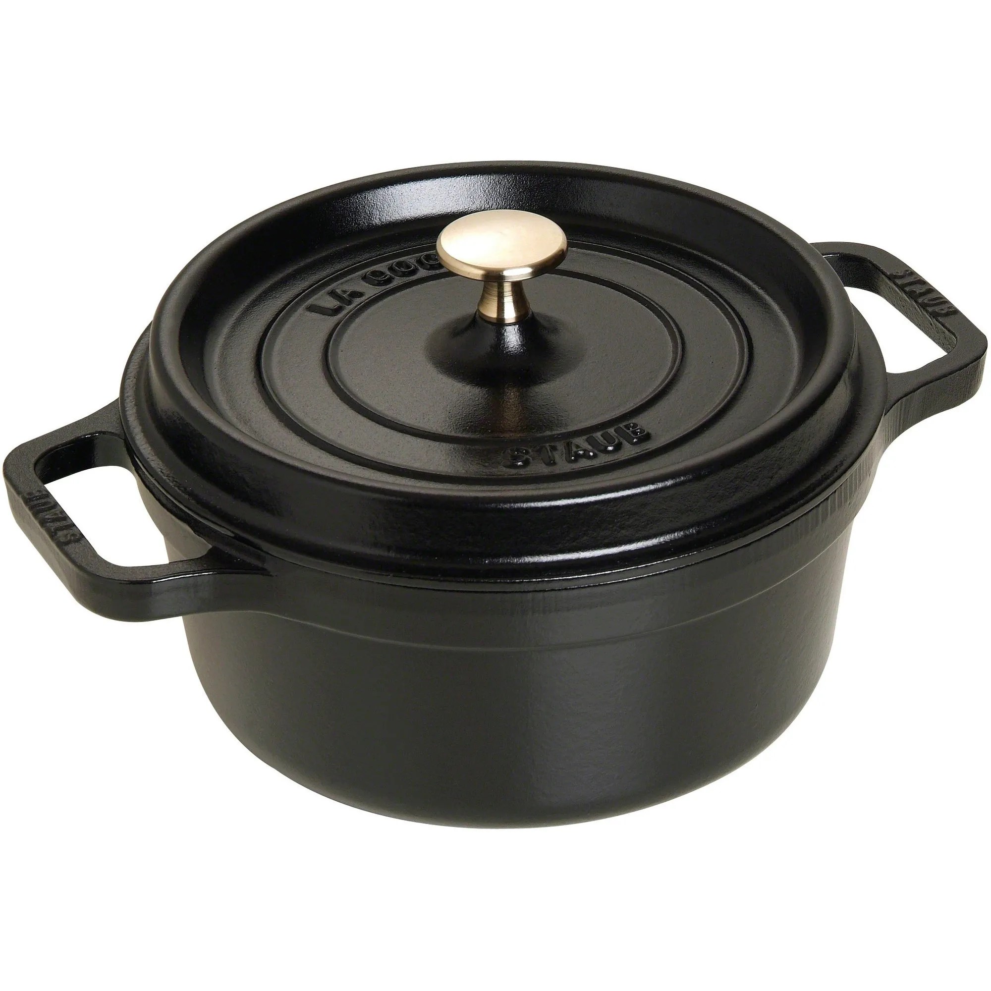 Rund Gryta 22 cm 2,6 liter Svart
