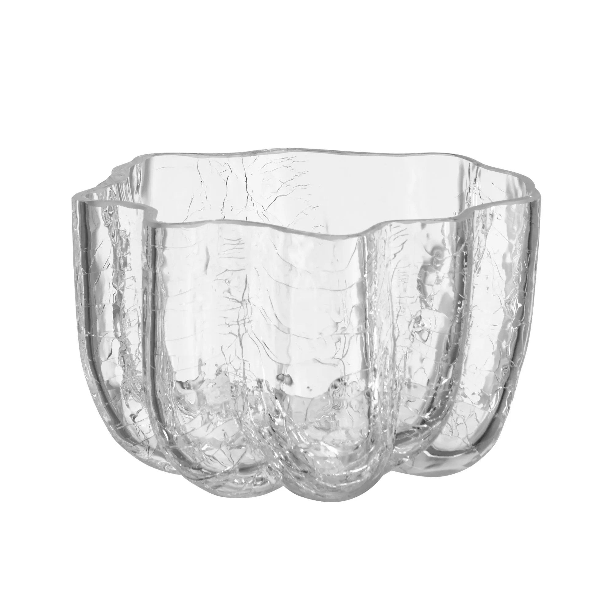 Crackle Ljuslykta 5,8 cm, klar