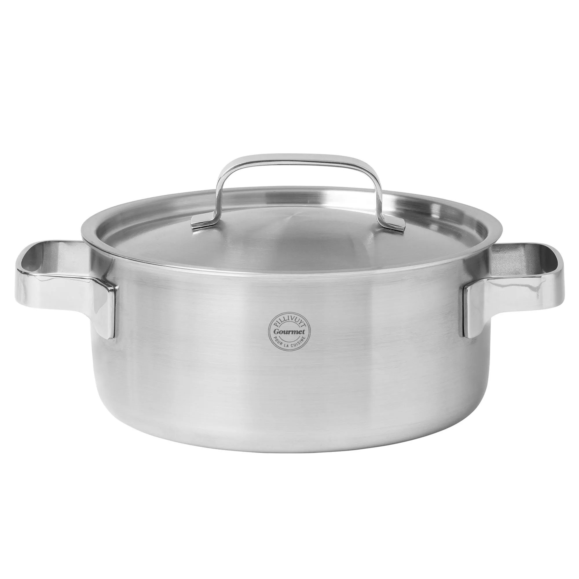 Somme gryta med lock 5 liter 24 cm, rostfritt stål