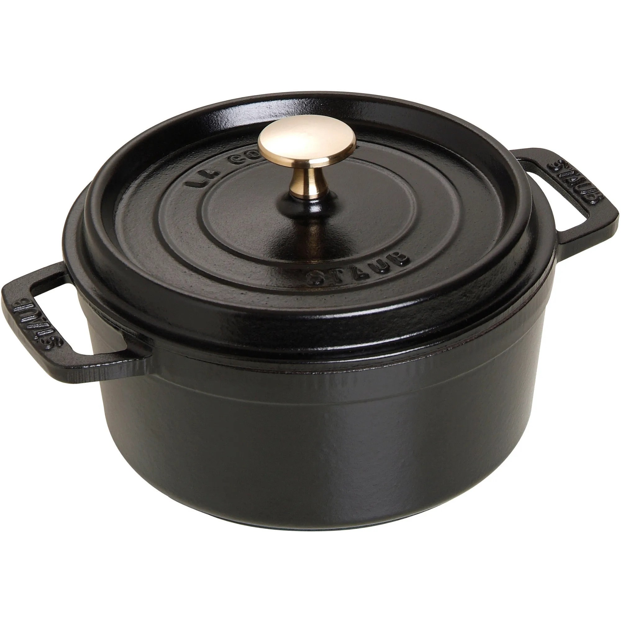 La Cocotte Rund Gryta Svart 18 cm 1,7 l