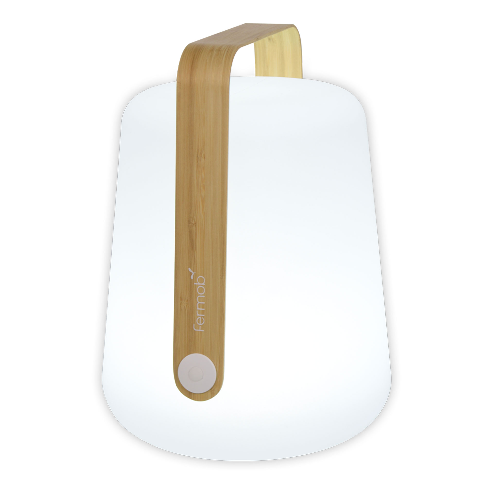 Fermob – Balad Lamp Bamboo 38 cm – Bordslampor utomhus – Tristan Lohner – Vit