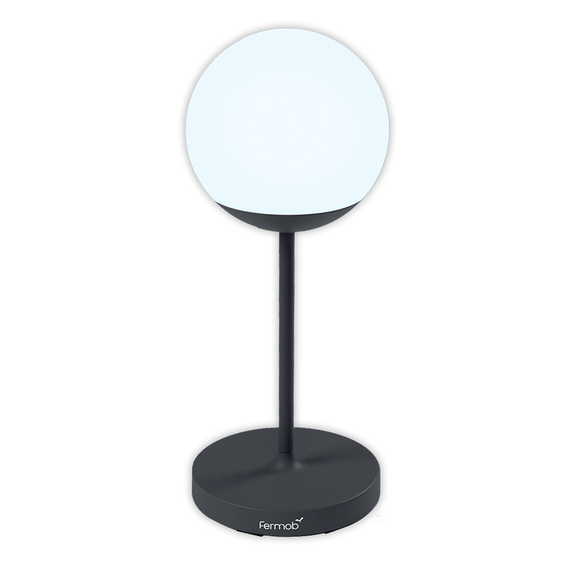 Fermob – Mooon! Lamp 63 cm Anthracite 47 – Bordslampor utomhus – Tristan Lohner – Svart