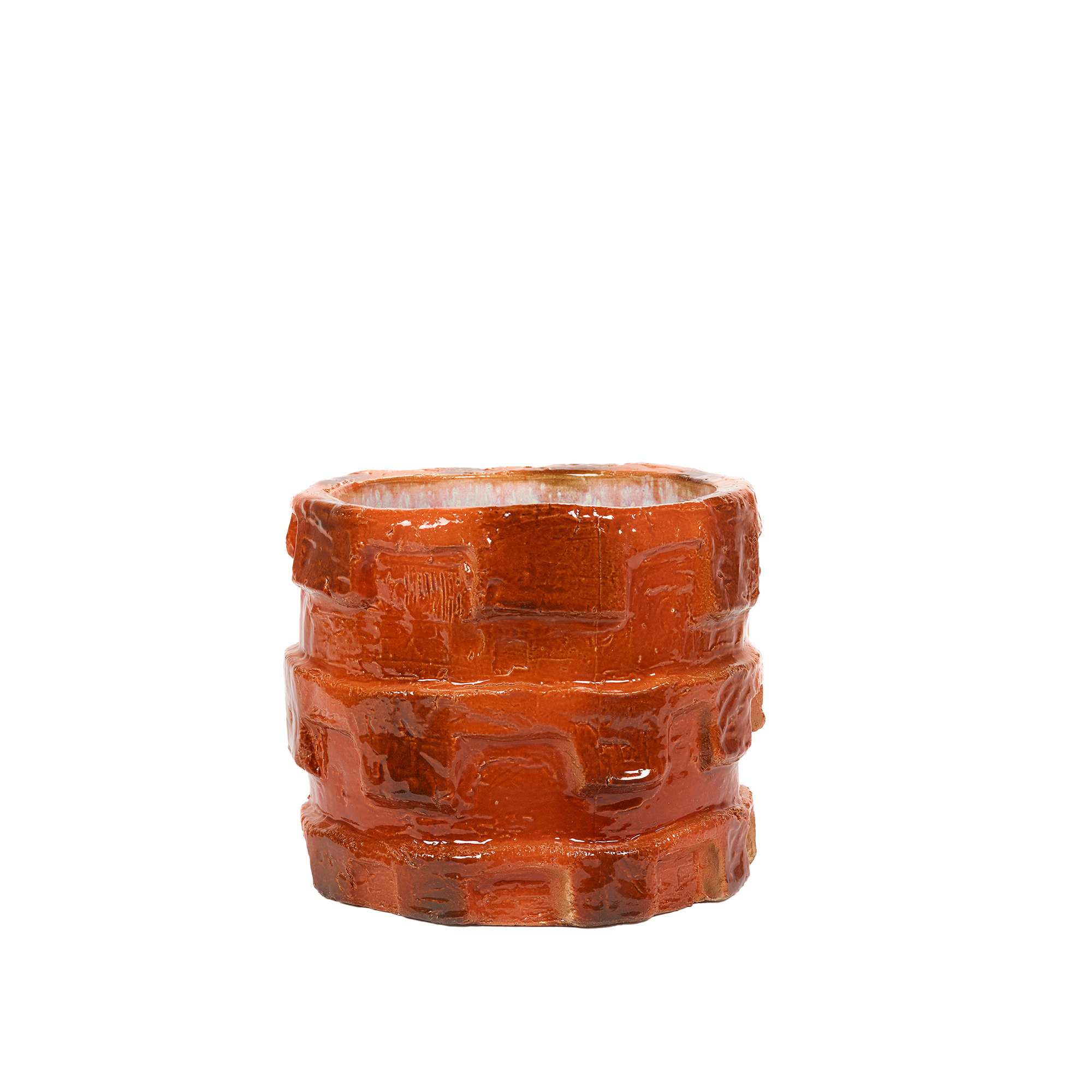 Serax – Look At Me – Flower Pot S, Orange – Krukor & vaser – Bela Silva – Orange