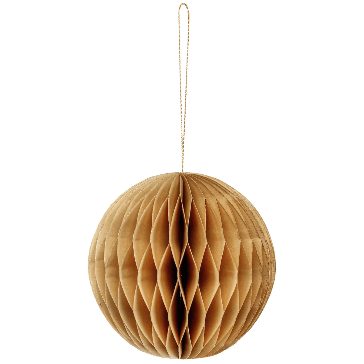 Dekoration Honoka; 10 cm (Ø); Guldfärg; 6 Styck / Förpackning