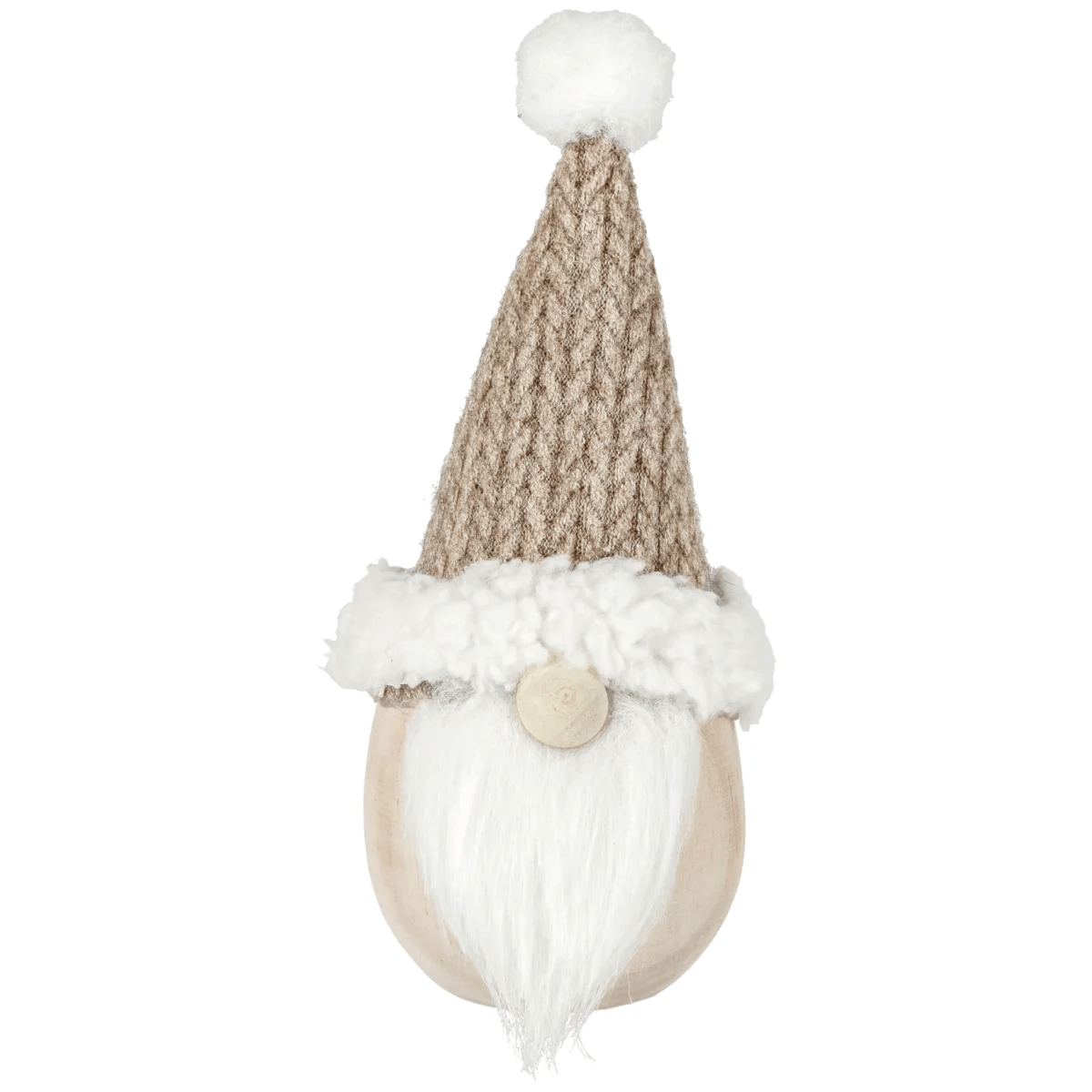 Tomte Agon; 5.5×5.5×15 cm (LxBxH); Beige/Vit/Natur