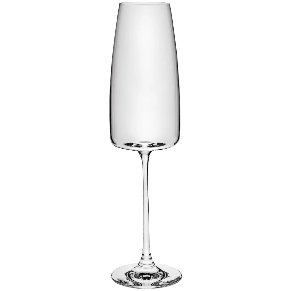 VEGA Champagneglas Lotta med mätrand; 34cl, 4.8×25 cm (ØxH); Transparent; 0.1 l Mätrand, 6 Styck / Förpackning