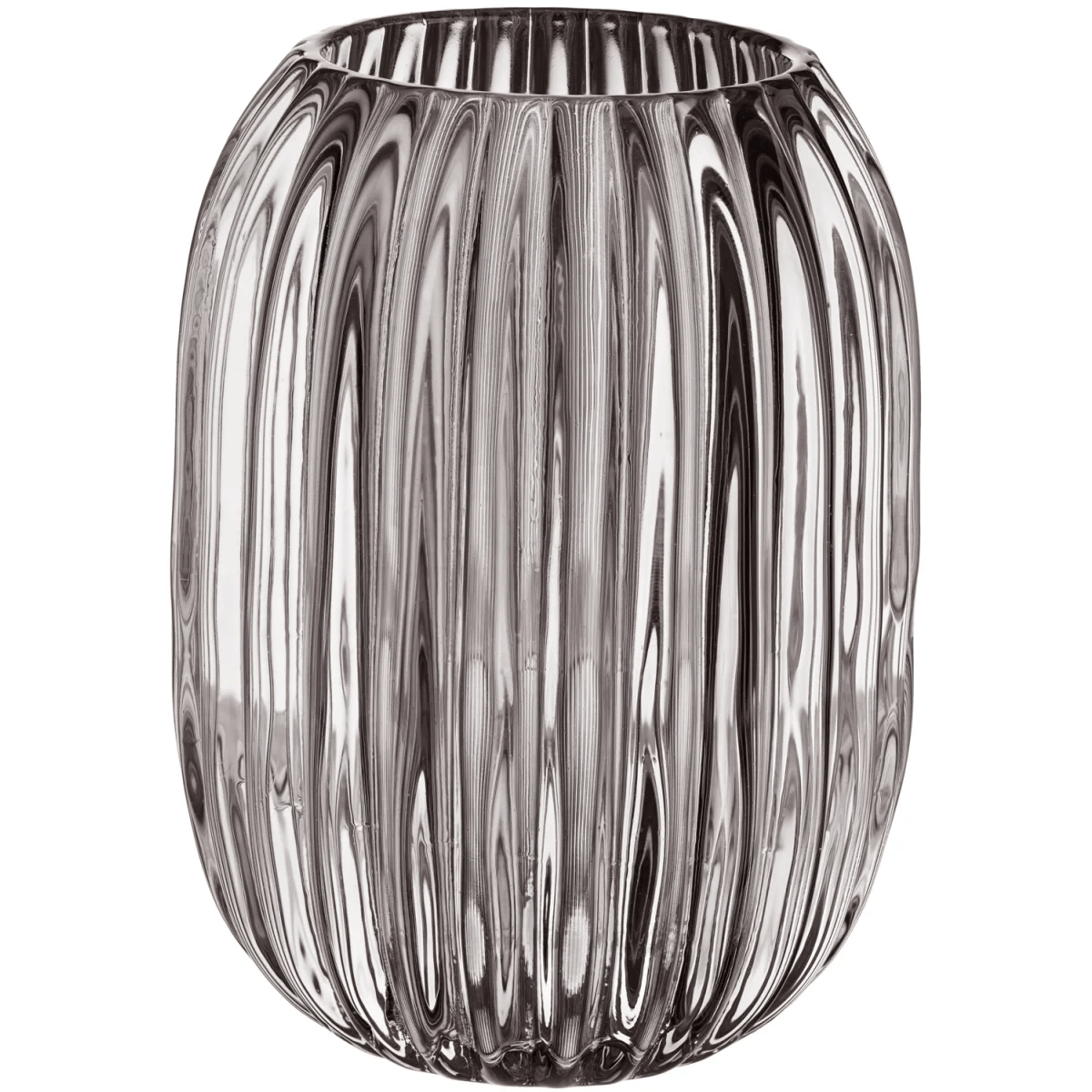 Ljuslykta Aastha; 9.4×13 cm (ØxH); Antracit; 4 Styck / Förpackning