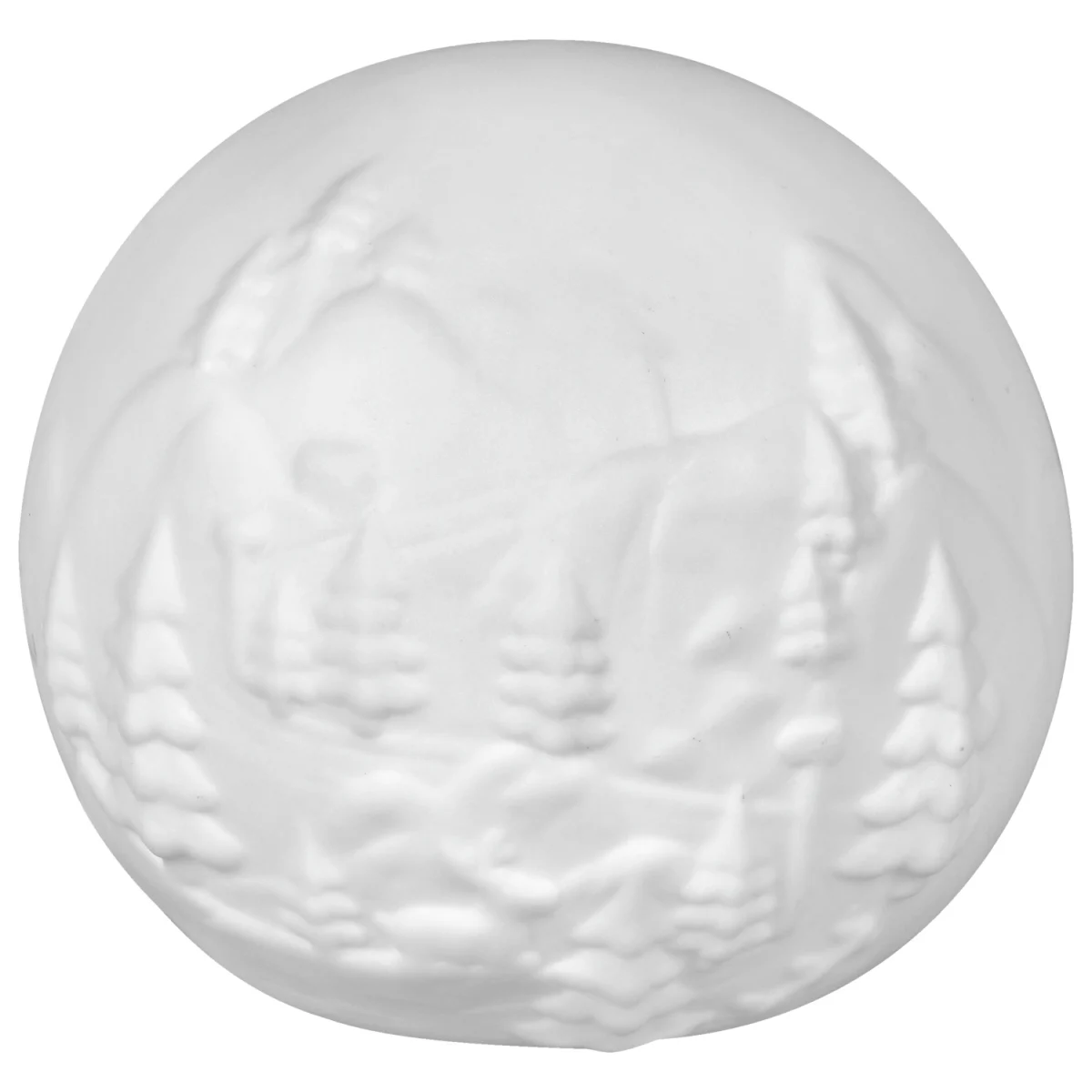LED-kula Esteban; 8.3×7.2 cm (ØxH); Vit