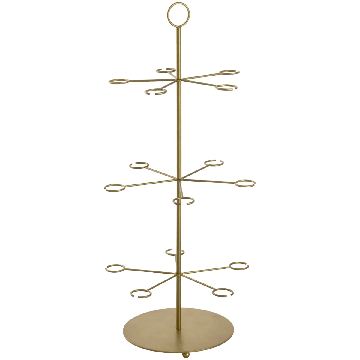 VEGA Ställ för champagneglas Elise; 41x90x30 cm (BxHxØ); Guldfärg