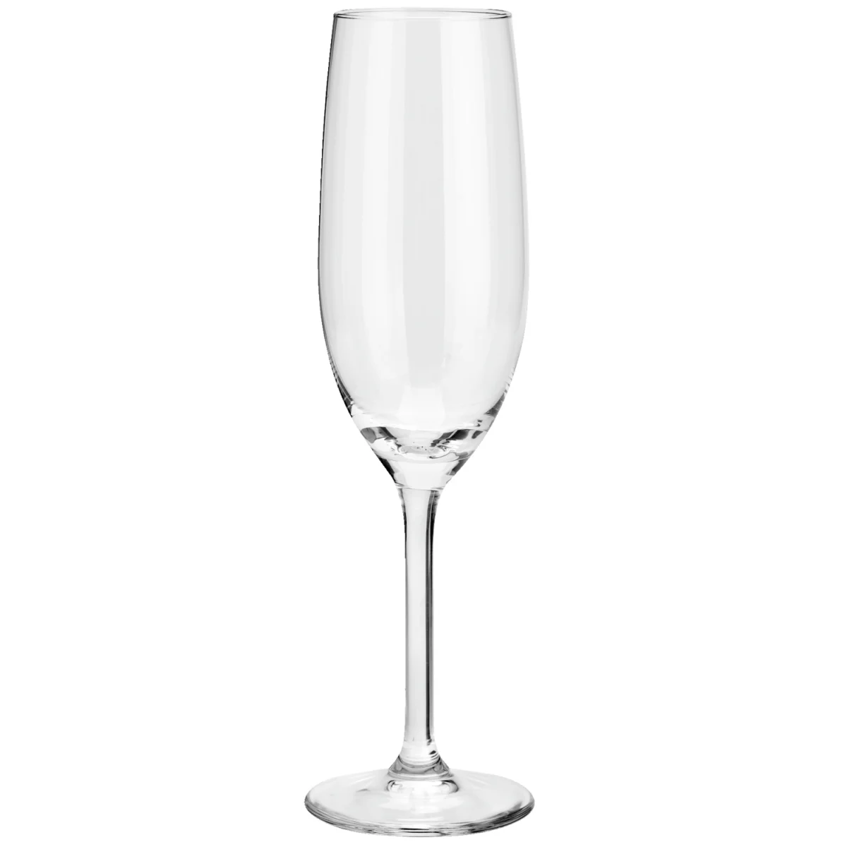 VEGA Champagneglas Impulse med mätrand; 22cl, 4.6×21.4 cm (ØxH); Transparent; 0.1 l Mätrand, 6 Styck / Förpackning