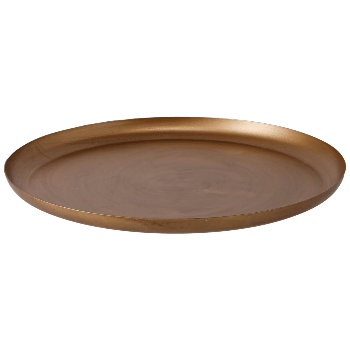 Dekorationsfat Selma; 33.5×2.5 cm (ØxH); Guldfärg