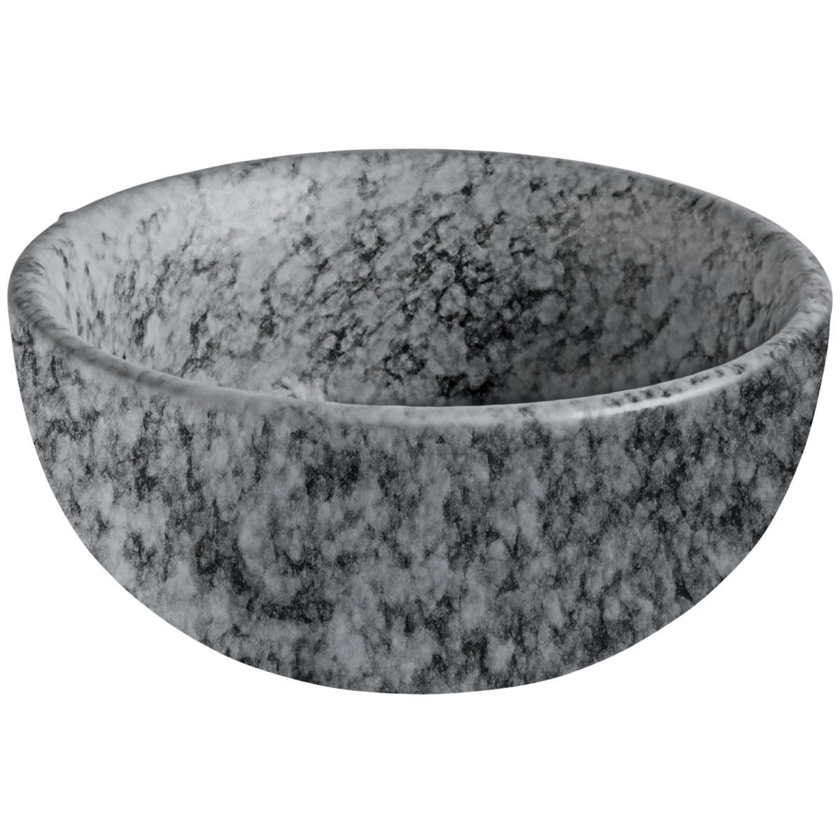 VEGA Skål Mamoro rund; 27cl, 11.5×5 cm (ØxH); Svart/Vit; Rund; 6 Styck / Förpackning