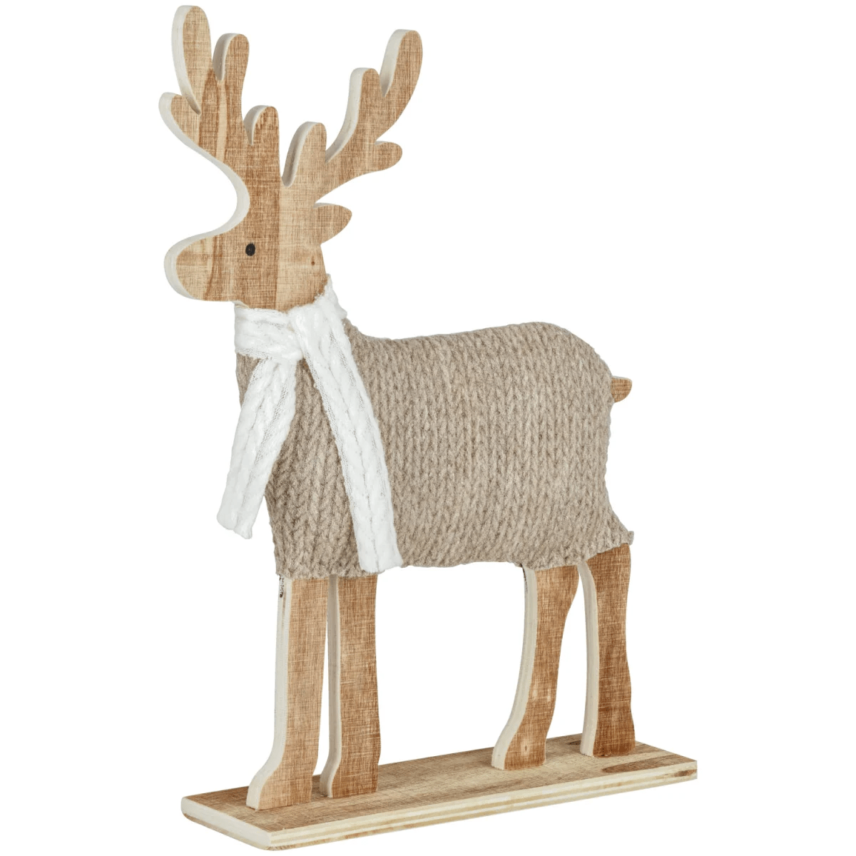 Hjort Agresa; 26x6x30.5 cm (LxBxH); Beige/Vit/Natur