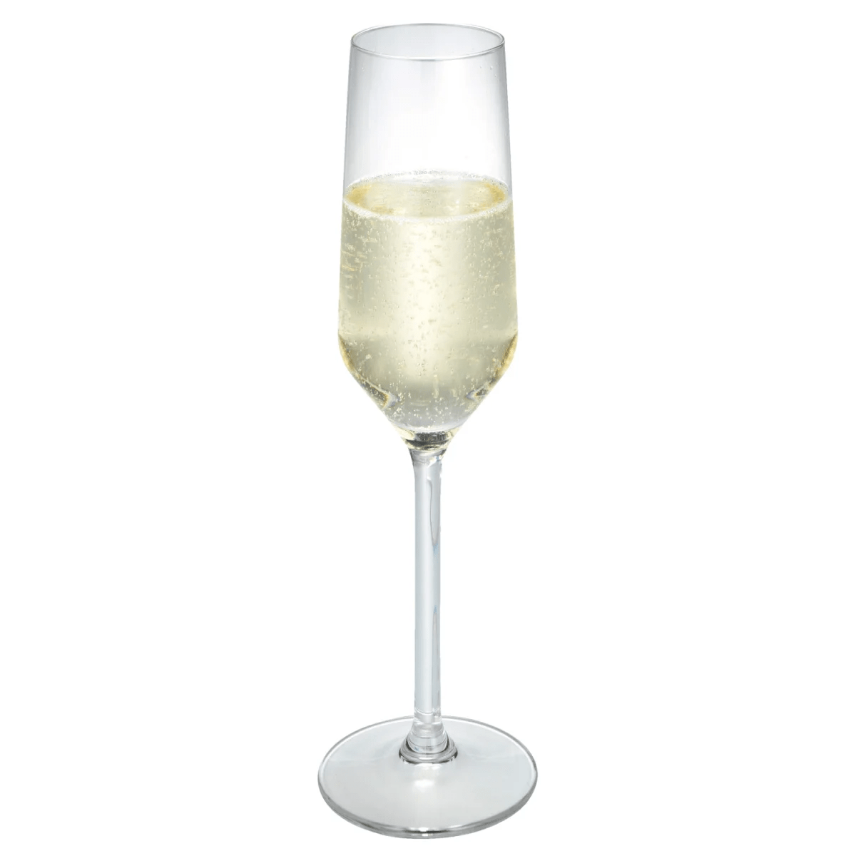 royal leerdam Champagneglas Carré med mätrand; 22cl, 4.8×23 cm (ØxH); Transparent; 0.1 l Mätrand, 6 Styck / Förpackning