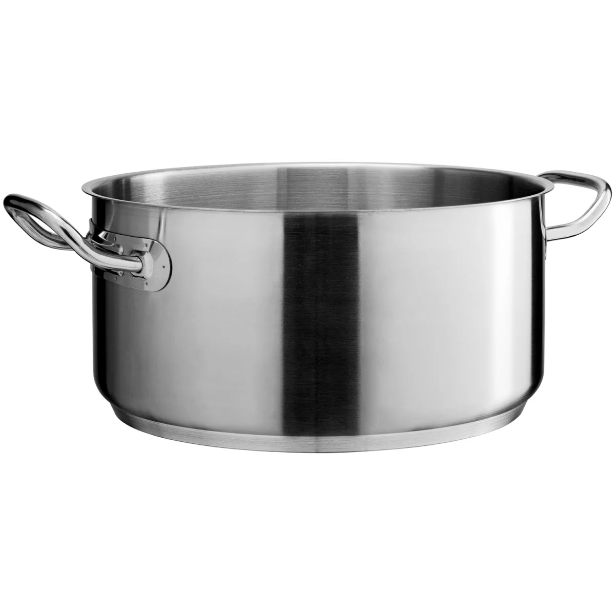 VEGA Gryta Professional utan lock; 8 l, 28×13.5 cm (ØxH); Silverfärg; Rund