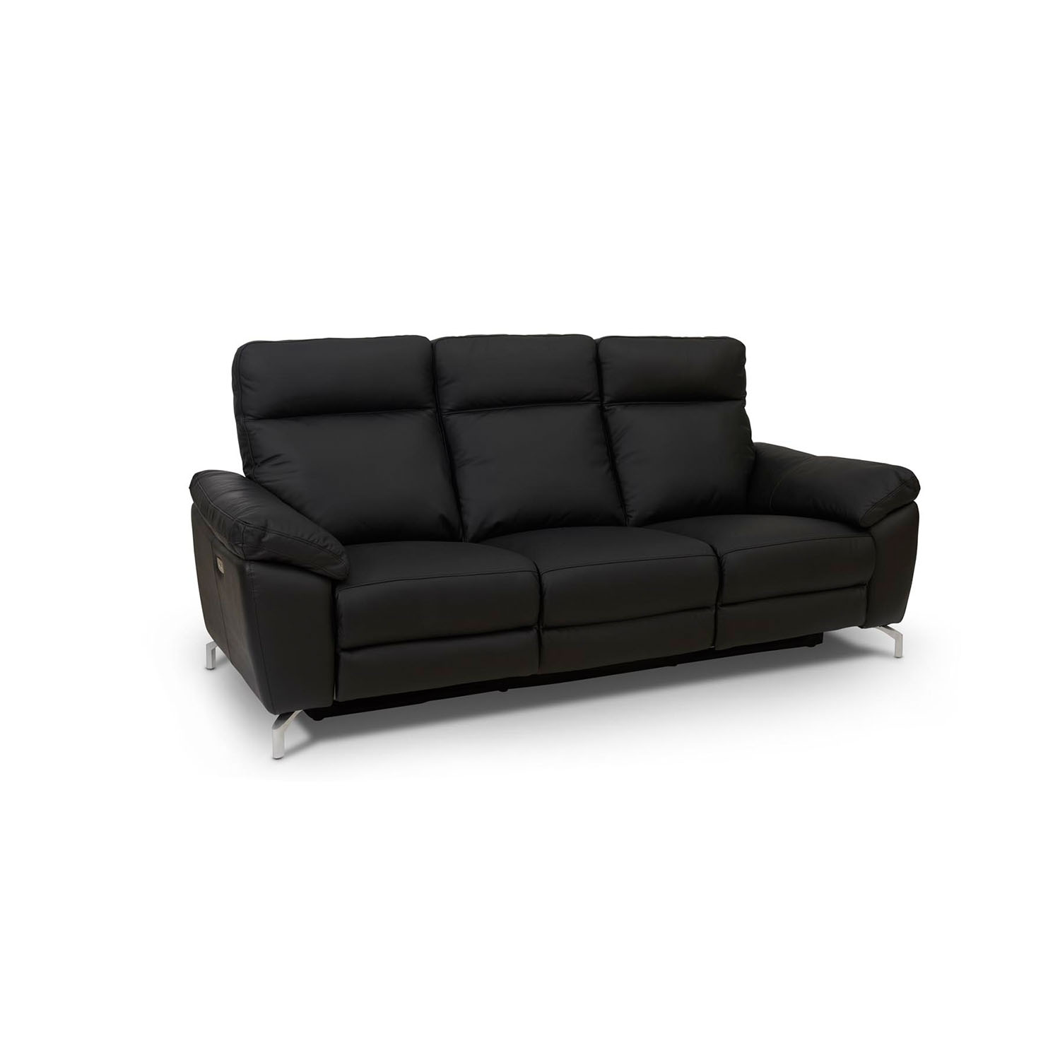 Selesta 3-sits Soffa – Svart Läder