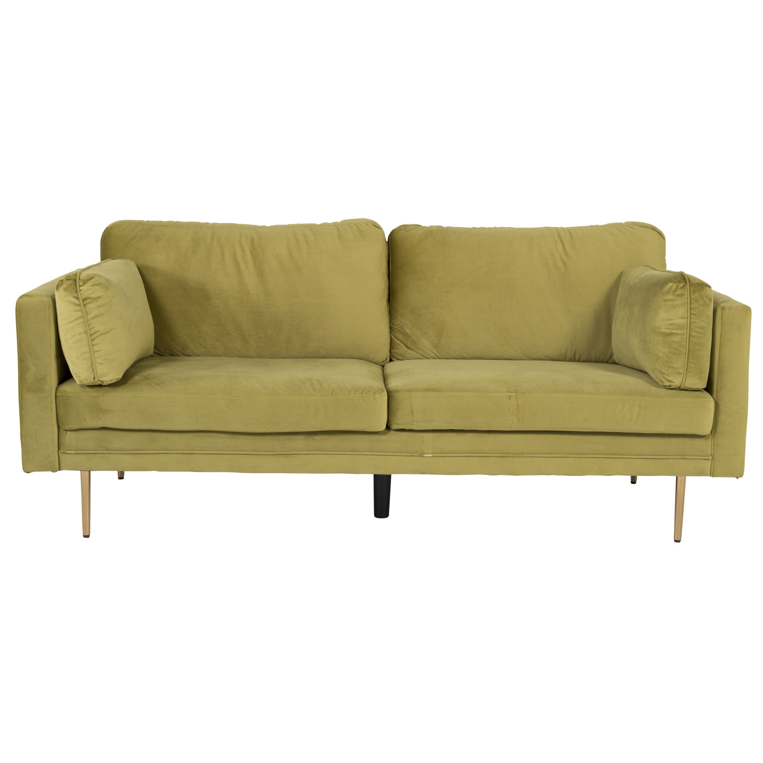 VENTURE DESIGN Boom 3-sits Soffa – Grön Polyester och Metall