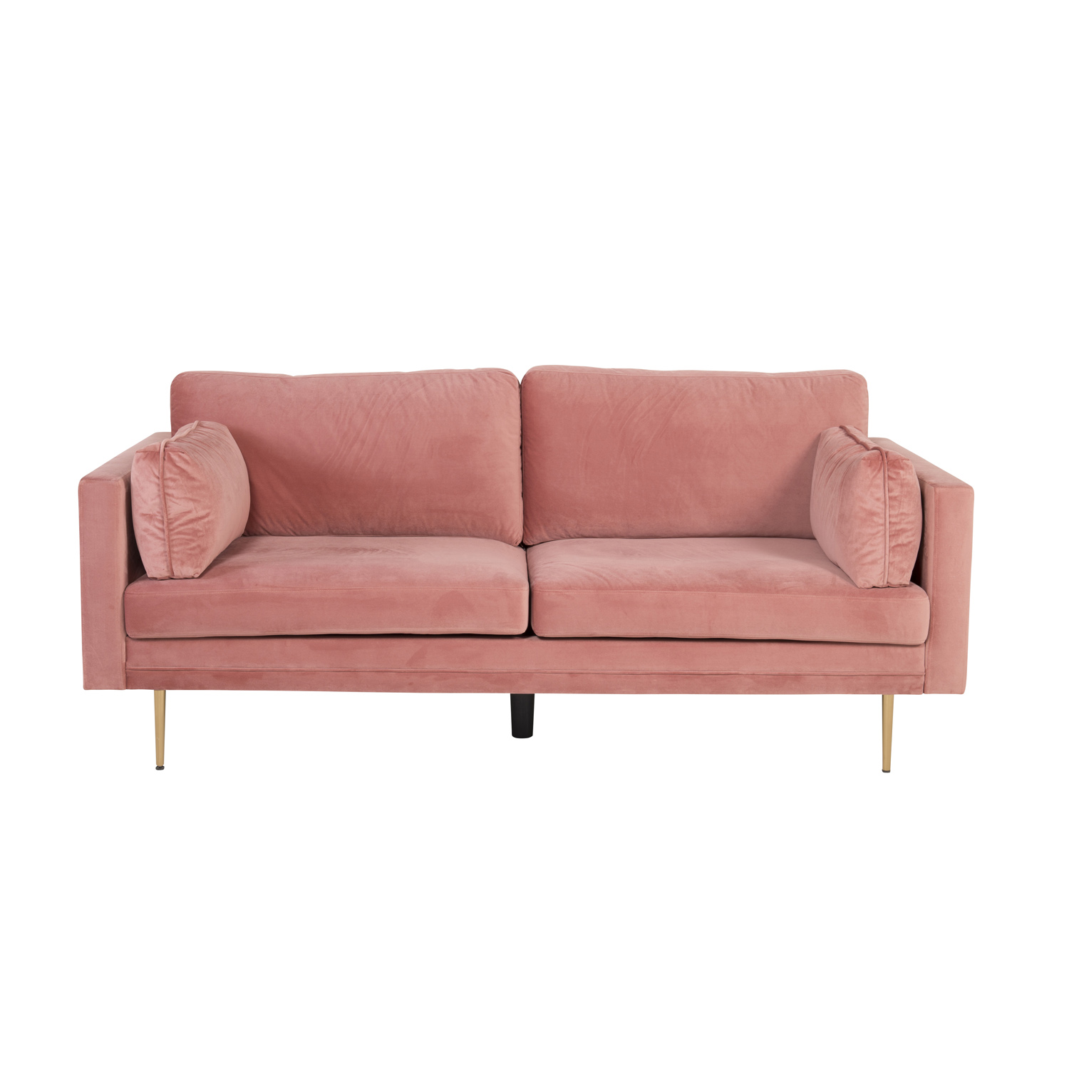 VENTURE DESIGN Boom 3-sits Soffa – Rosa Polyester och Metall