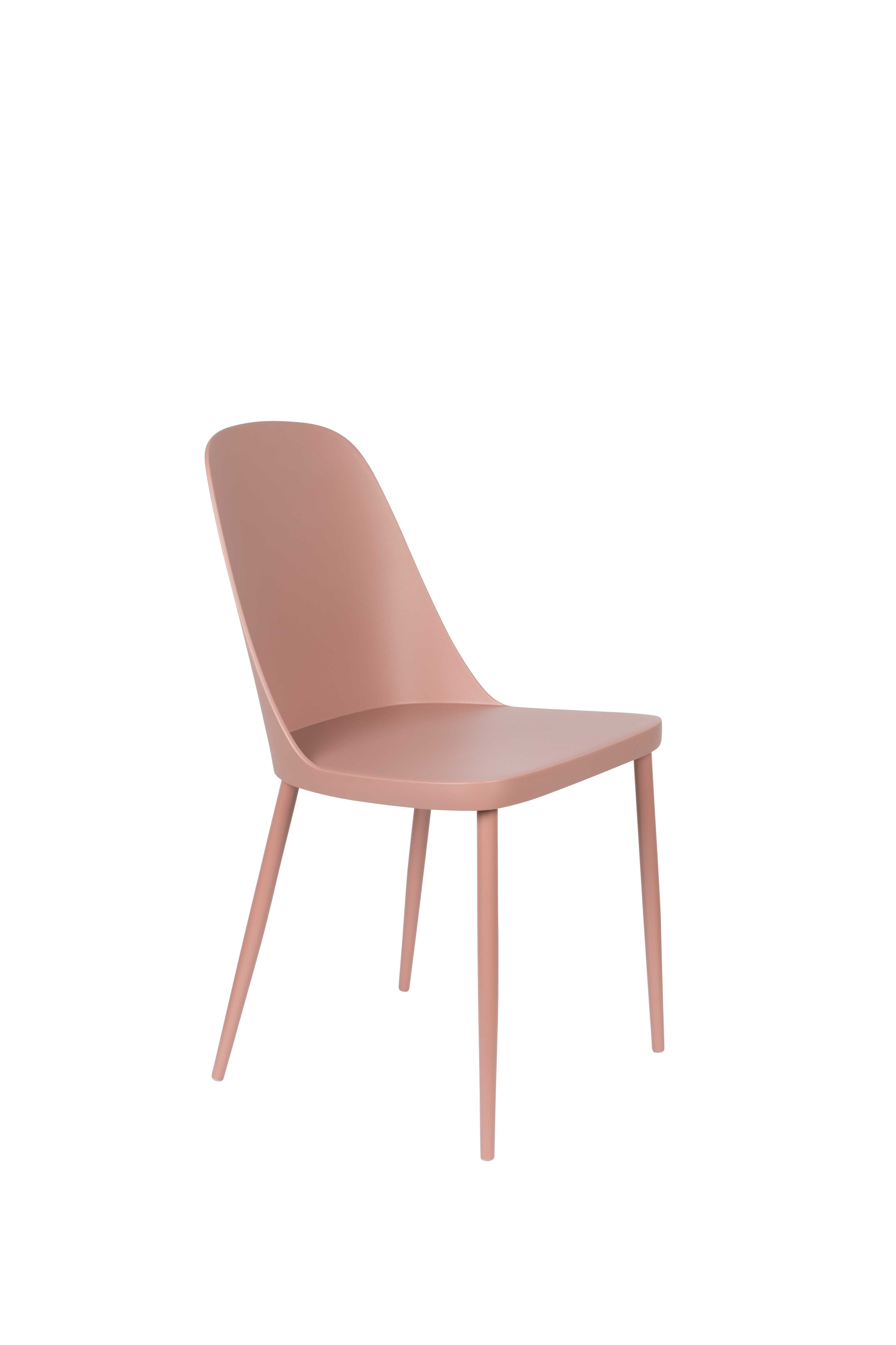 WHITE LABEL LIVING stol Pip helt rosa