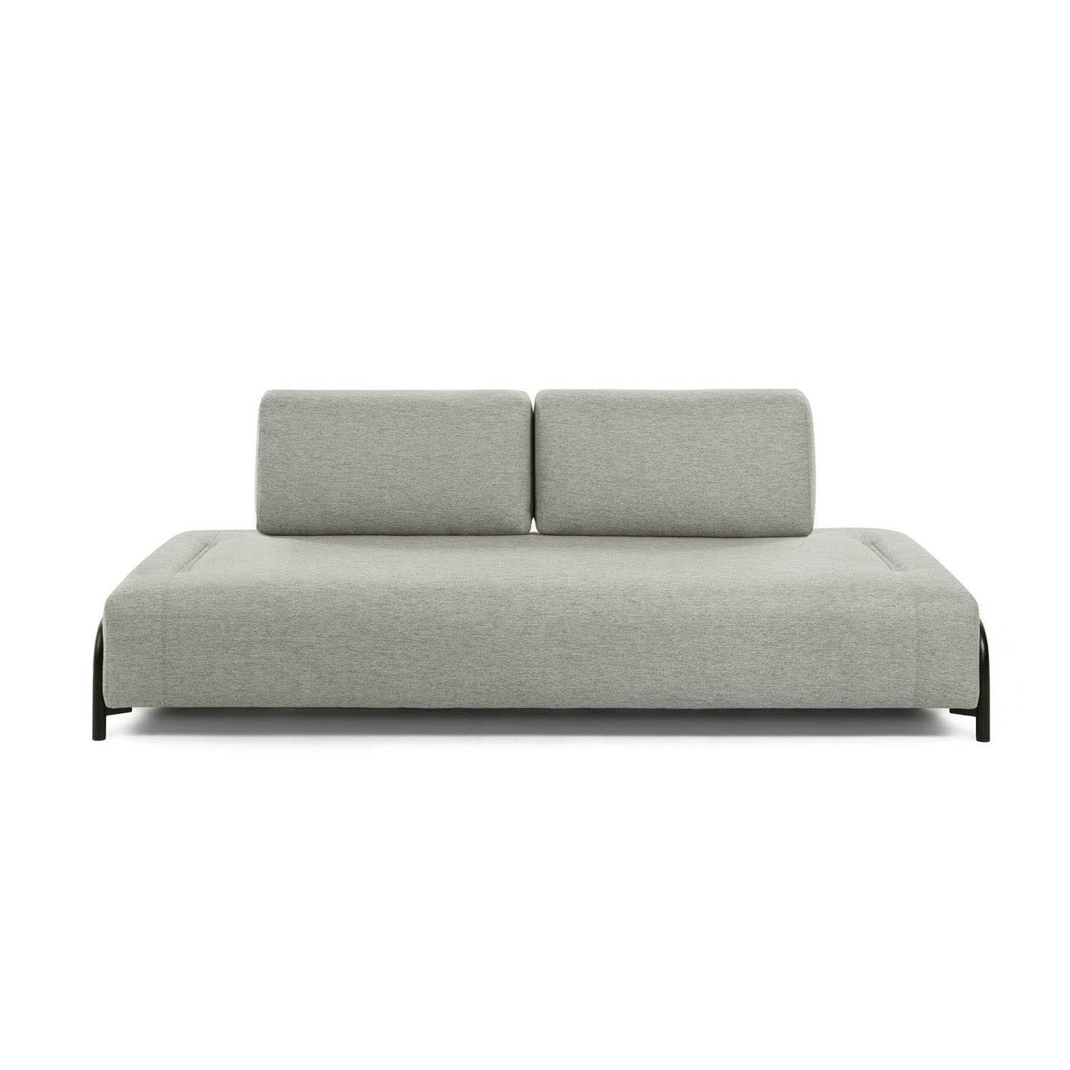 KAVE HOME Compo 3-sits Soffa – Beige Tyg och Metall