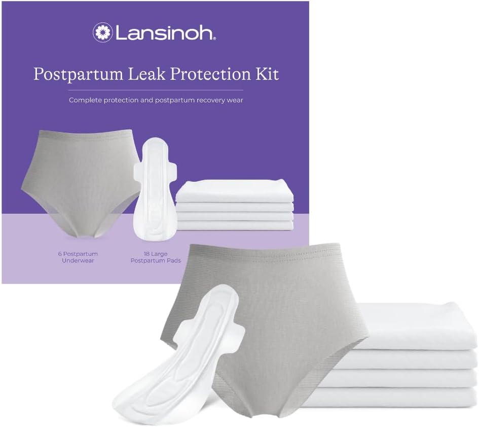 Lansinoh Peace of Mind Leak Protection & Postpartu… Lansinoh Peace of Mind Leak Protection & Postpartu…