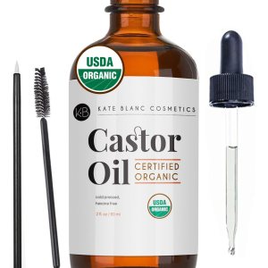 Kate Blanc Cosmetics Castor Oil Organic (2oz), 100… Kate Blanc Cosmetics Castor Oil Organic (2oz), 100…
