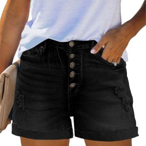 MixShe Shorts for Women 2025 Denim Pants Womens Je… MixShe Shorts for Women 2025 Denim Pants Womens Je…