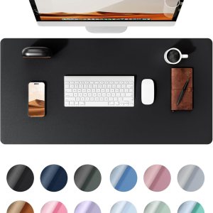 YSAGi Leather Office Desk Pad Protector, Large Mou… YSAGi Leather Office Desk Pad Protector, Large Mou…
