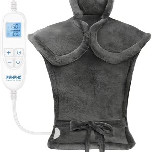 RENPHO Electric Heating Pad – 6 Heat Levels for Ne… RENPHO Electric Heating Pad – 6 Heat Levels for Ne…