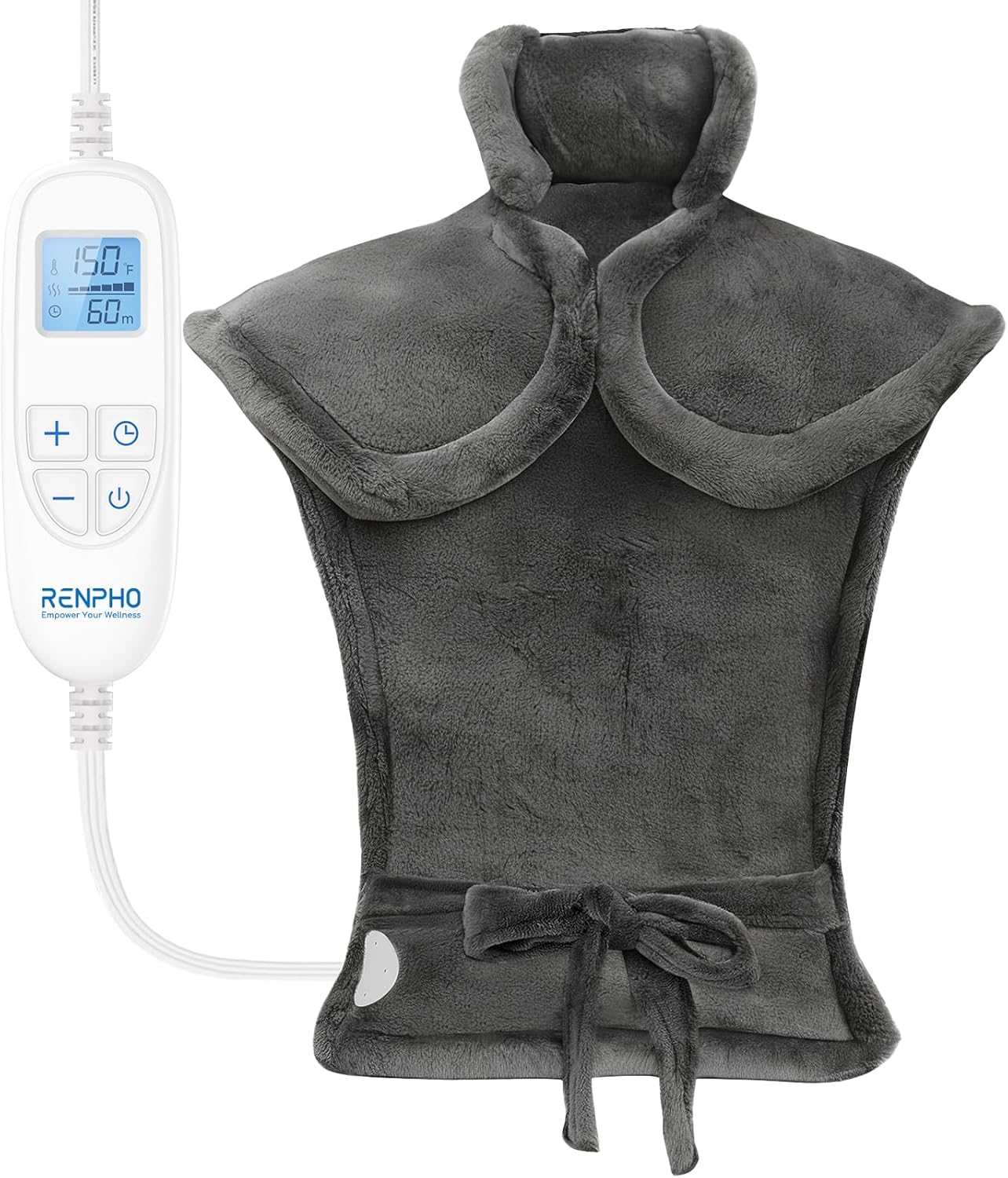 RENPHO Electric Heating Pad – 6 Heat Levels for Ne… RENPHO Electric Heating Pad – 6 Heat Levels for Ne…