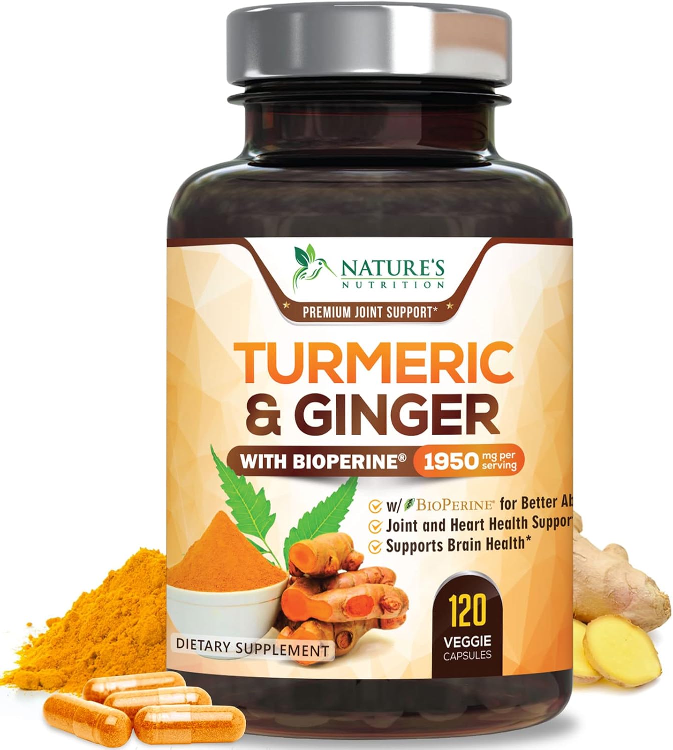 Turmeric Curcumin Supplement – 95% Curcuminoids wi… Turmeric Curcumin Supplement – 95% Curcuminoids wi…