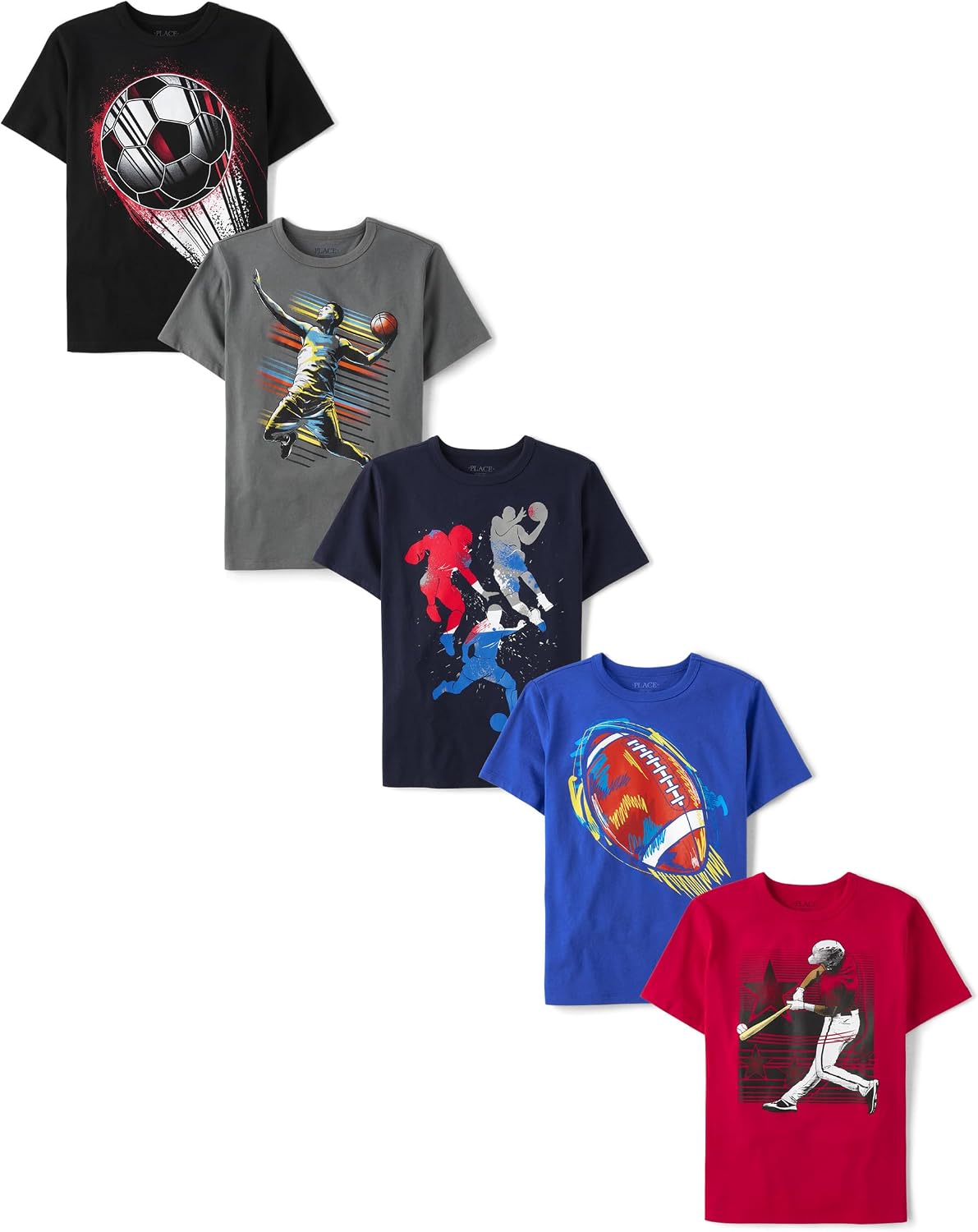 The Children’s Place Boys Sports Short Sleeve Grap… The Children’s Place Boys Sports Short Sleeve Grap…