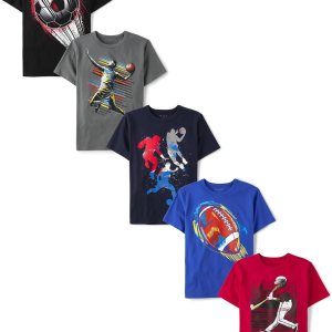 The Children’s Place Boys Sports Short Sleeve Grap… The Children’s Place Boys Sports Short Sleeve Grap…