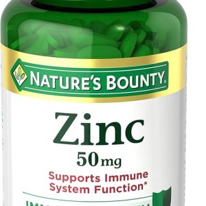 Nature’s Bounty Zinc 50mg, Immune Support & Antiox… Nature’s Bounty Zinc 50mg, Immune Support & Antiox…