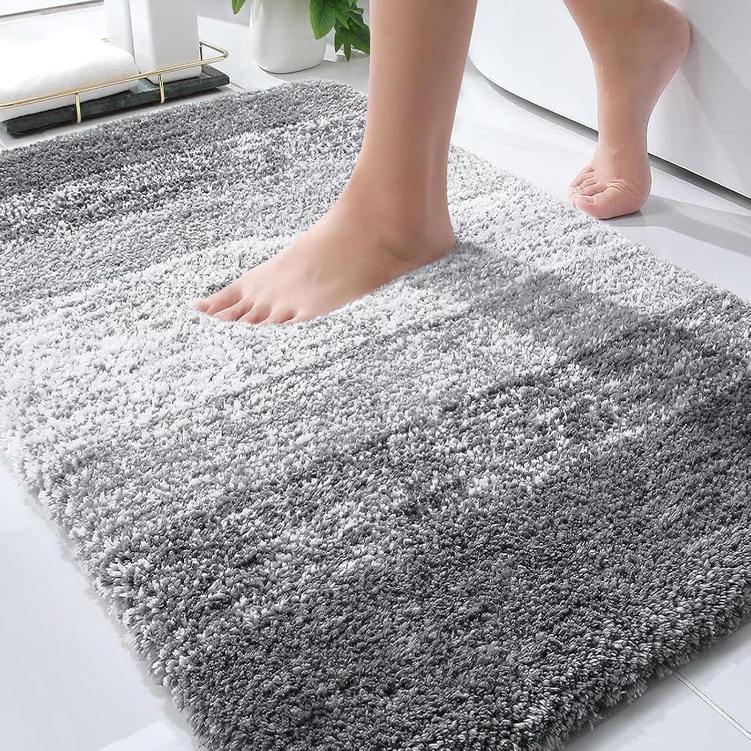 OLANLY Bathroom Rugs Mat 30×20, Extra Soft Absorbe… OLANLY Bathroom Rugs Mat 30×20, Extra Soft Absorbe…