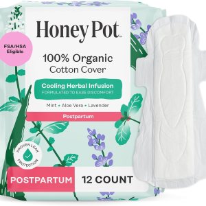The Honey Pot Company – Herbal Postpartum Pads w/W… The Honey Pot Company – Herbal Postpartum Pads w/W…